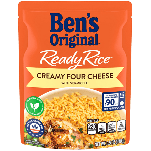 BEN'S ORIGINAL READY RICE - CREAMY FOUR CHEESE