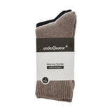 BCB Essentials Boot Socks Black & Beige 2 Pairs Size 35-38