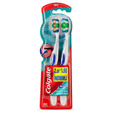 Colgate 360 Komple Oral Care Toothbrush - Advanced Manual Toothbrush for Comprehensive Cleaning