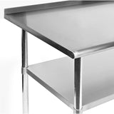Heavy Duty 72 x 24 inch Stainless Steel Kitchen Restaurant Prep Work Table