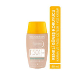 Bioderma Photoderm NUDE Touch SPF50+ Light 40 ml - Sunscreen with Makeup Effect for Oily & Combination Skin
