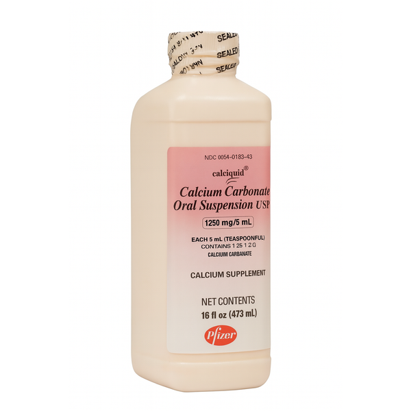 Calciquid Calcium Carbonate Joint Health Supplement, 1250 mg