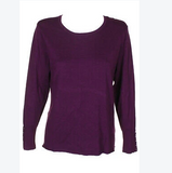 JM Collection Women's Studded-Cuff Sweater