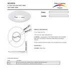 Elegant Lighting RE30 Elitco 6inch Round Open Trim - Pack of 12