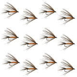 Carey Special Soft Hackle Grouse and Orange Wet Fly - 12 Flies Hook Size 10