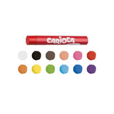 Carioca Oil Pastels 12-Pack - Vibrant, Light-Resistant Art Supplies for Artists and Hobbyists