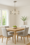 EasyLITE 4-Light Satin Nickel Convertible Semi Flush Mount Pendant 29345-HB