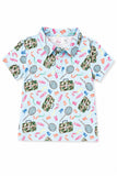 Boys Fishing Snacks S/S Polo