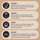 Vegan Peanut Butter Chocolate Protein Powder