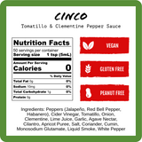 Cinco - Tomatillo & Clementine Pepper Sauce (9oz)