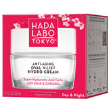 Hada Labo Tokyo Anti-Wrinkle Hydrating Face Cream - Super Hyaluronic Acid Moisturizer for Radiant, Younger-Looking Skin