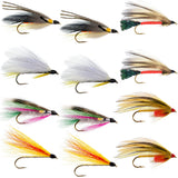 Classic Streamers Fly Fishing Flies Collection - 12 Flies Size 4