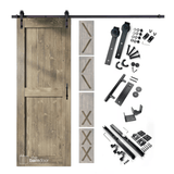 Classic Single Barn Door Kit | Black Hardware