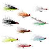 Clouser Minnow  Freshwater Streamer Assortment - 9 Flies Size 4