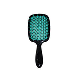 Janeke Superbrush Detangling Hair Brush Black & Green
