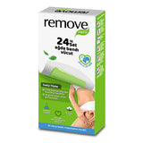 Remove Care Wax Strips for Body Hair Removal - Easy, Dermatologically Tested, 24-Piece Set for Arms and Legs
