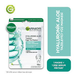 Garnier Hyaluronic Aloe Vera Hydrating Face Mask - Refreshing & Revitalizing Sheet Mask for Dry Skin, Intense Moisture & Soothing Comfort
