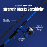 Reaction Tackle Fishing Rod and Spinning Reel Combo -SmoothCast