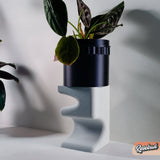 Plant Stand for Indoor Plant Pots - Perfect for House Plants and Plant Lovers, Gift for Plant Lover, Art Deco Planter Stands, Contour