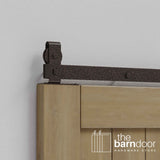 J Top Mount Heavy Duty Bifold Barn Door Hardware Kit | 12 Door Biparting