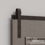 J Strap Heavy Duty Sliding Barn Door Hardware Kit