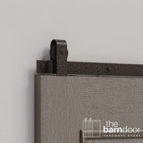 J Top Mount Heavy Duty Sliding Barn Door Hardware Kit