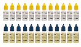 24 JSP Gold Test Bottles - 12 of 10K and 12 of 22K Acid Karat Testing Solution Jewelry Tester for Metals