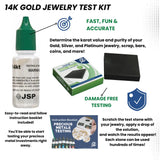 JSP 14K Gold Jewelry Acid Test Kit for Bars Coins Precious Metals w/ Test Stone