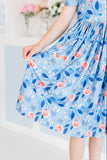 Country Blooms S/S Pocket Twirl Dress