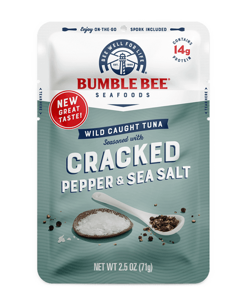 BUMBLE BEE TUNA - CRACKED PEPPER & SEA SALT