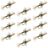Pale Morning Dun PMD Cripple Mayfly 12 Flies Hook Size 16
