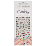 Glossy Blossom Nail Art Sticker Cuevly-966760