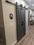 Classic Double Barn Door Kit | Black Hardware