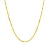14k Yellow Gold Sparkle Chain 1.5mm