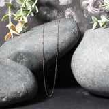 14k Rose Gold Classic Box Chain 0.45mm