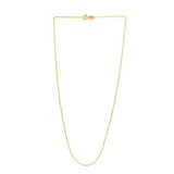 Adjustable Cable Chain in 14k Yellow Gold (0.97 mm)