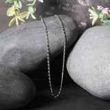 14k White Gold Lumina Pendant Chain 1.0mm