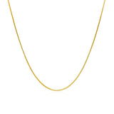 14k Yellow Gold Round Snake Chain 0.9mm