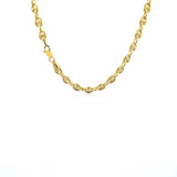 4.7mm 14k Yellow Gold Puffed Mariner Link Chain