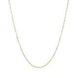 14k Yellow Gold Singapore Chain 0.8mm