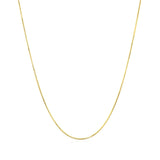 14k Yellow Gold Round Snake Chain 0.7mm