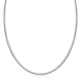 Sterling Silver Classic Omega Chain Necklace (3.0mm)