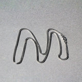 14k White Gold Classic Box Chain 1.4mm
