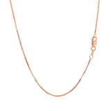 14k Rose Gold Classic Box Chain 0.8mm