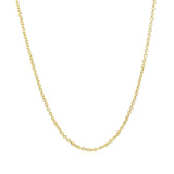 14k Yellow Gold Forsantina Lite Cable Link Chain 1.5mm