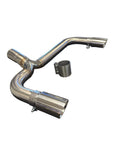 SPDZ1 Polished Tip Axle Back Muffler Exhaust for BMW F30 F32 335i 435i 2012-2016
