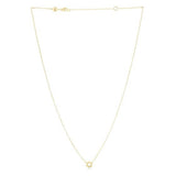 14k Yellow Gold Star of David Necklace