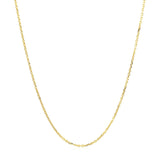 18k Yellow Gold Cable Chain 1.1mm