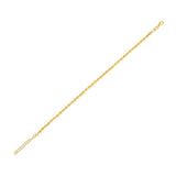 14k Yellow Gold Spaced Bead Bracelet  (3.00 mm)