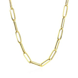 14K Yellow Gold Bold Paperclip Chain (4.2 mm)